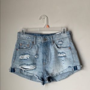 Light Blue Demin Shorts
